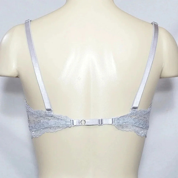 34C Le Mystere 4499 Perfect 10 Underwire Bralette Frost Gray NWT  New with Tags - Picture 4 of 9